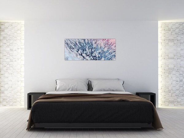 Slika snježnih stabala (120x50 cm)