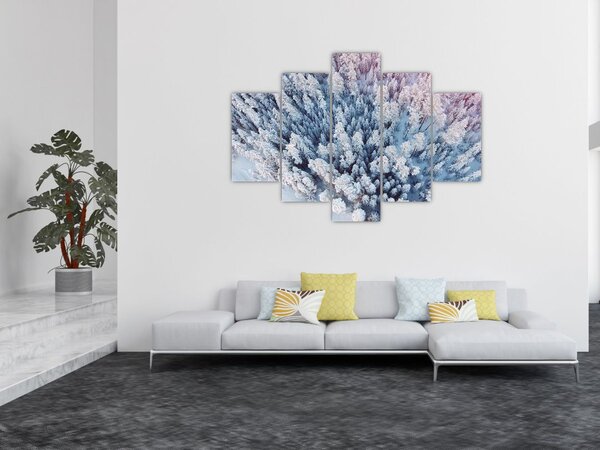 Slika snježnih stabala (150x105 cm)