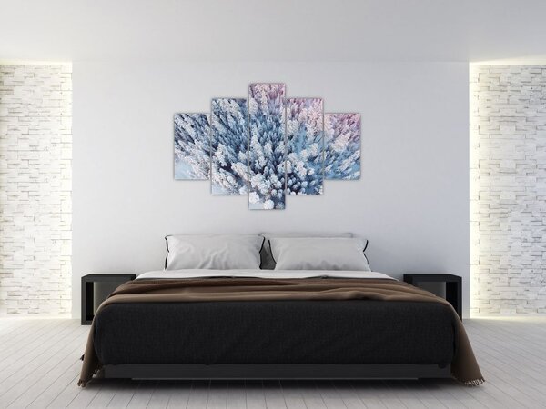 Slika snježnih stabala (150x105 cm)
