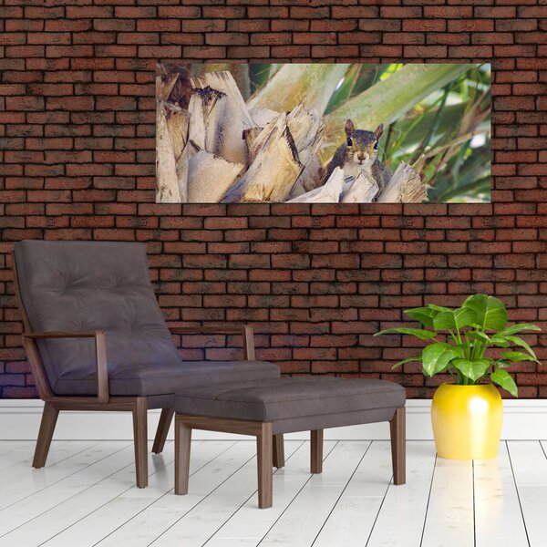 Slika vjeverice na drvetu (120x50 cm)