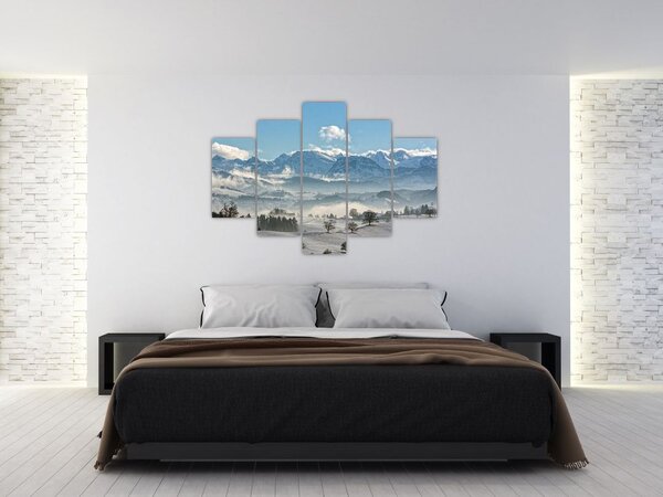 Slika snježnih planina (150x105 cm)