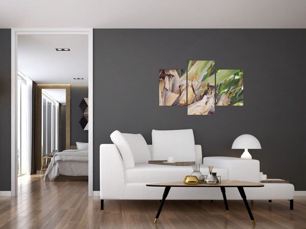 Slika vjeverice na drvetu (90x60 cm)