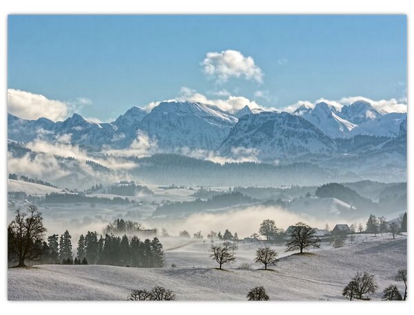 Slika snježnih planina (70x50 cm)
