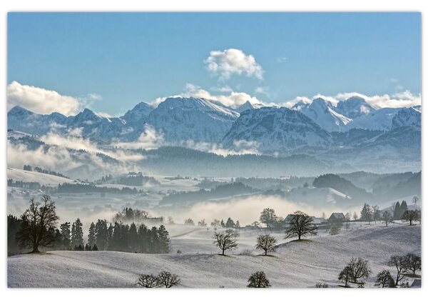 Slika snježnih planina (90x60 cm)