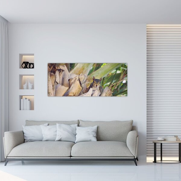 Slika vjeverice na drvetu (120x50 cm)