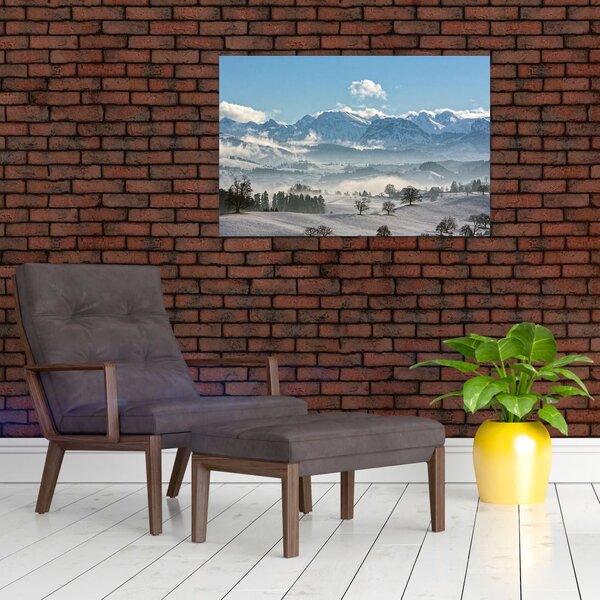 Slika snježnih planina (90x60 cm)