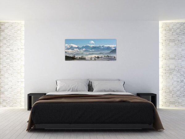 Slika snježnih planina (120x50 cm)