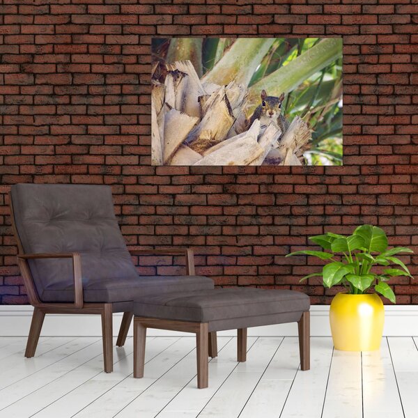 Slika vjeverice na drvetu (90x60 cm)