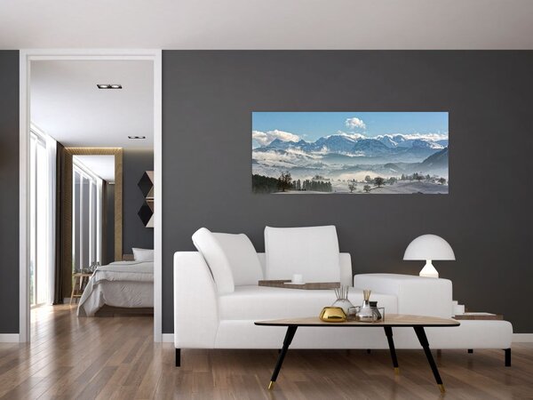 Slika snježnih planina (120x50 cm)