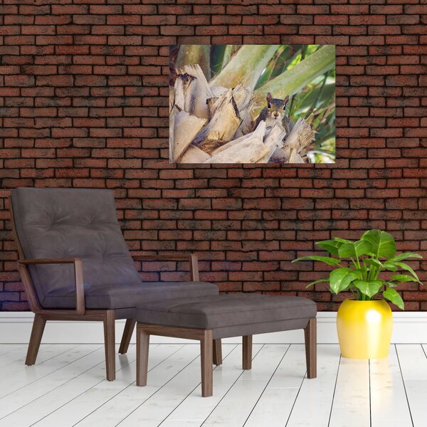 Slika vjeverice na drvetu (70x50 cm)