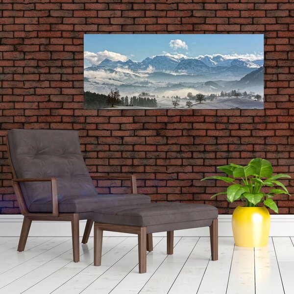 Slika snježnih planina (120x50 cm)
