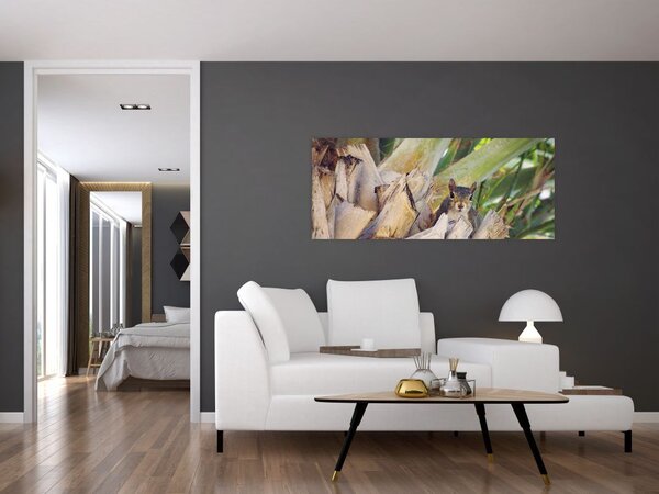 Slika vjeverice na drvetu (120x50 cm)