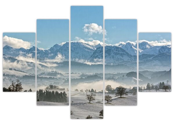 Slika snježnih planina (150x105 cm)