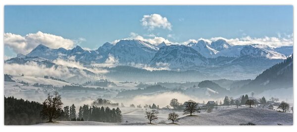 Slika snježnih planina (120x50 cm)