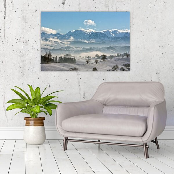 Slika snježnih planina (90x60 cm)