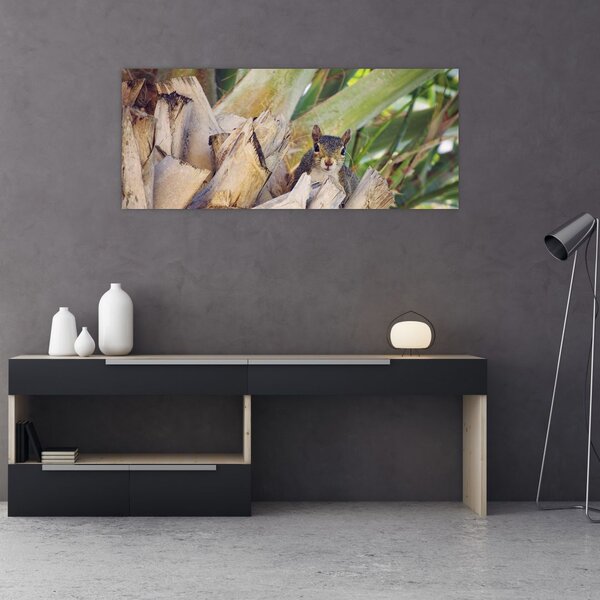 Slika vjeverice na drvetu (120x50 cm)