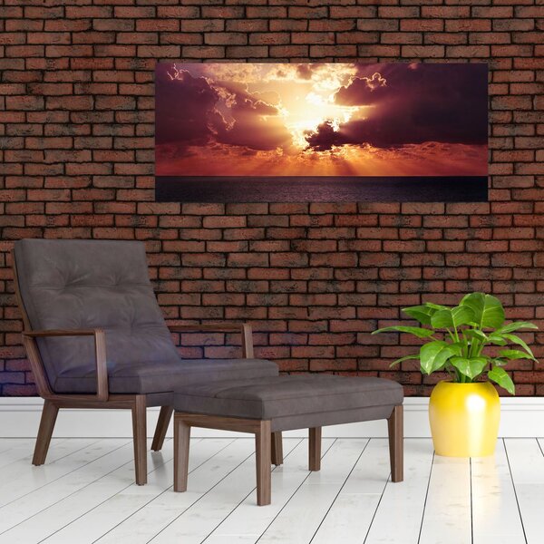 Slika sunca iza oblaka (120x50 cm)