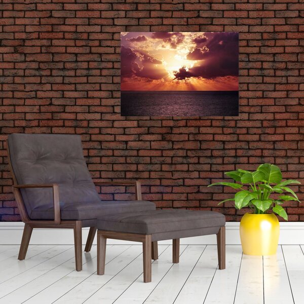 Slika sunca iza oblaka (70x50 cm)