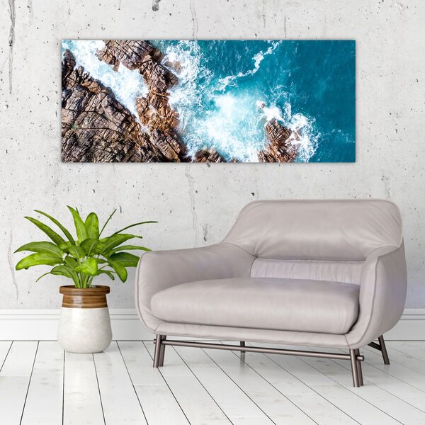 Slika stijena i mora (120x50 cm)