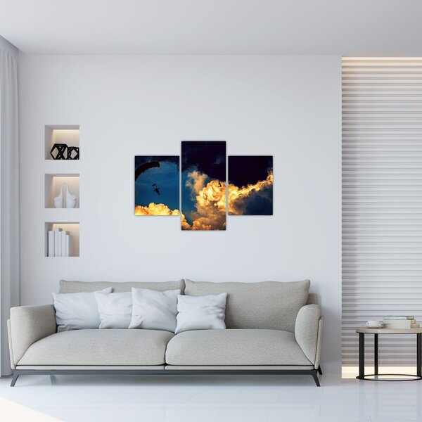 Slika padobranca u oblacima (90x60 cm)