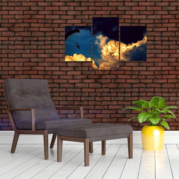 Slika padobranca u oblacima (90x60 cm)