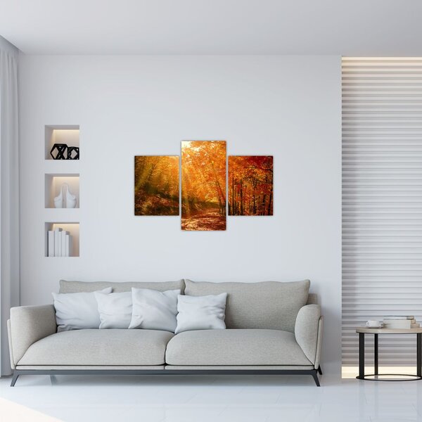 Slika jesenske šume (90x60 cm)