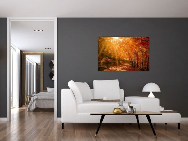Slika jesenske šume (90x60 cm)