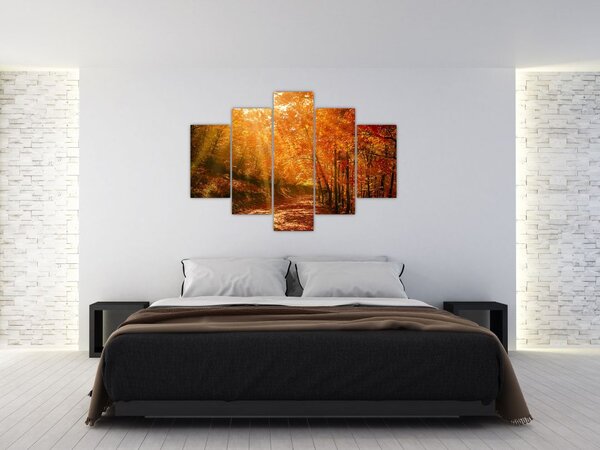 Slika jesenske šume (150x105 cm)