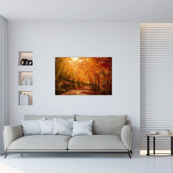 Slika jesenske šume (90x60 cm)