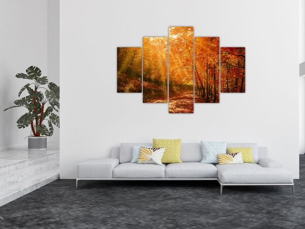 Slika jesenske šume (150x105 cm)