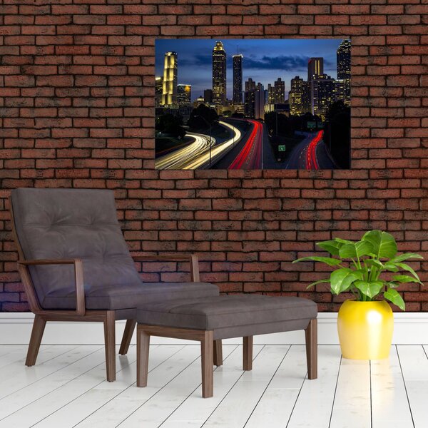 Slika noćnog grada (90x60 cm)
