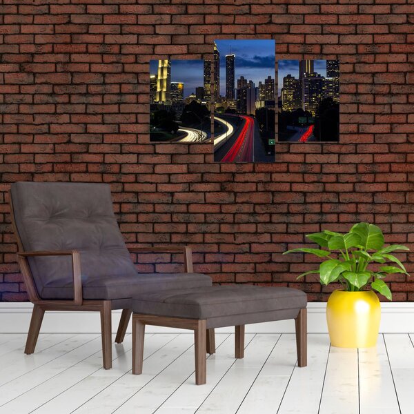 Slika noćnog grada (90x60 cm)