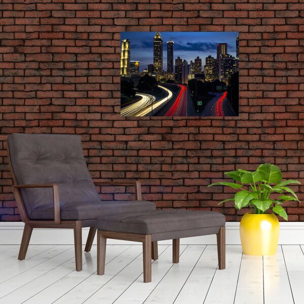 Slika noćnog grada (70x50 cm)