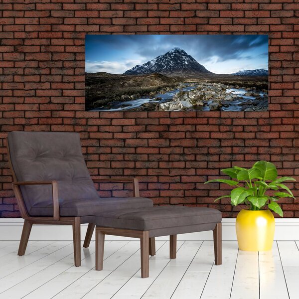 Slika planine i rijeke (120x50 cm)