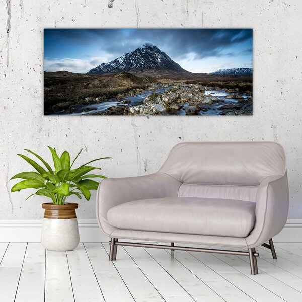 Slika planine i rijeke (120x50 cm)