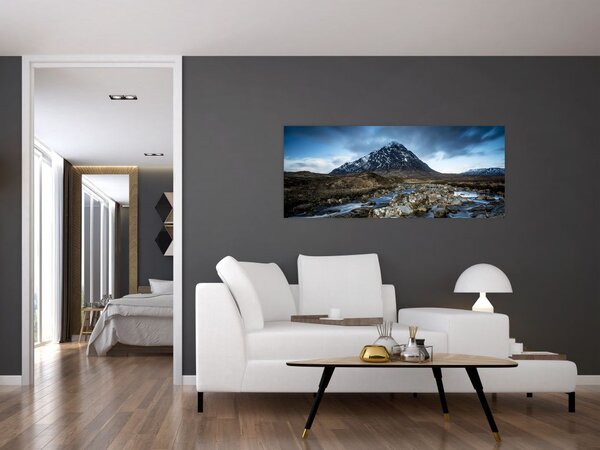 Slika planine i rijeke (120x50 cm)