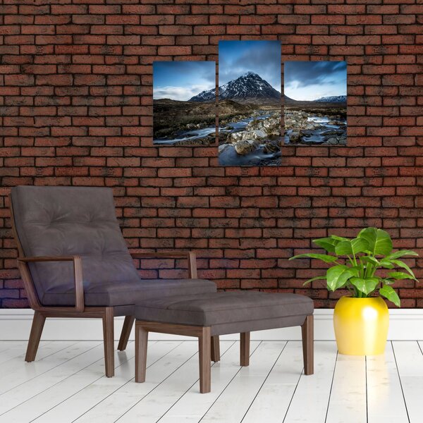 Slika planine i rijeke (90x60 cm)
