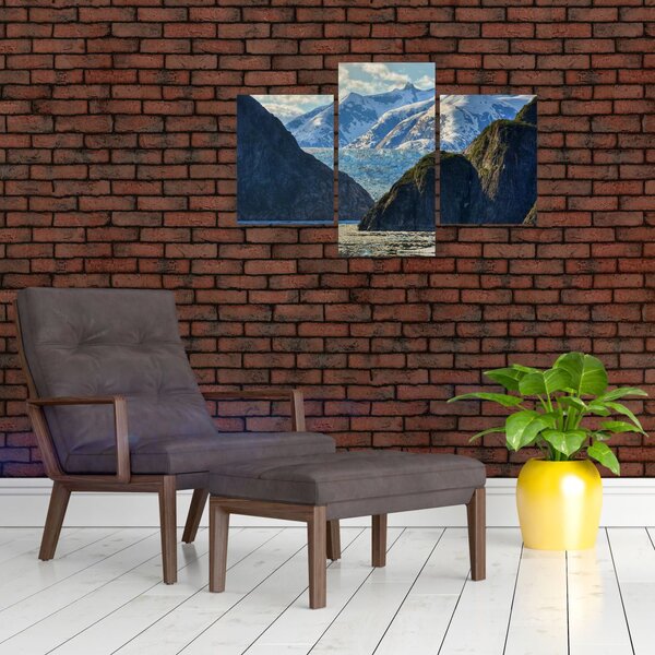 Slika krajolika s planinama (90x60 cm)