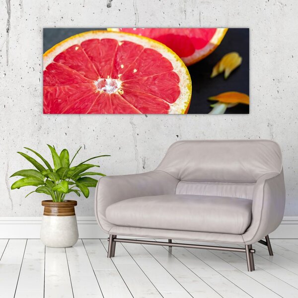 Slika narezanih grejpova (120x50 cm)