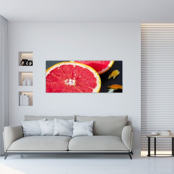 Slika narezanih grejpova (120x50 cm)