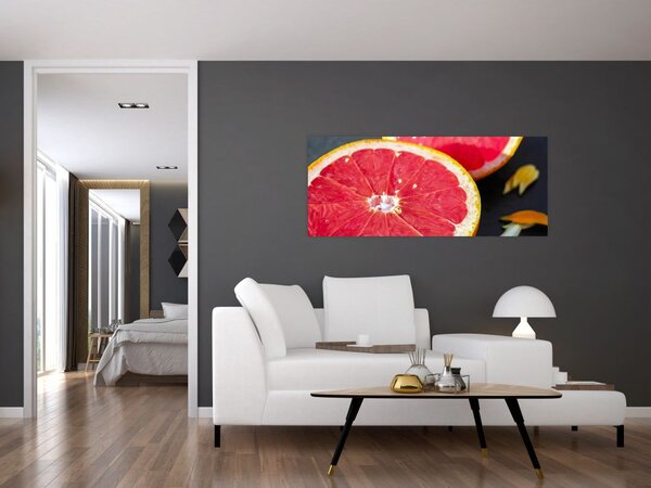 Slika narezanih grejpova (120x50 cm)