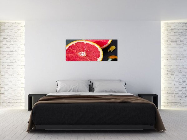 Slika narezanih grejpova (120x50 cm)