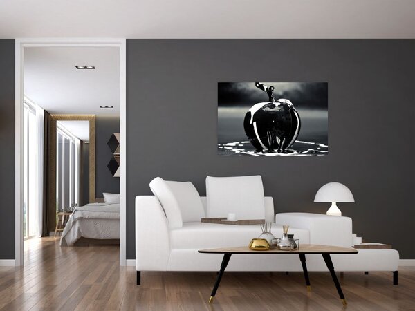 Slika crne jabuke (90x60 cm)