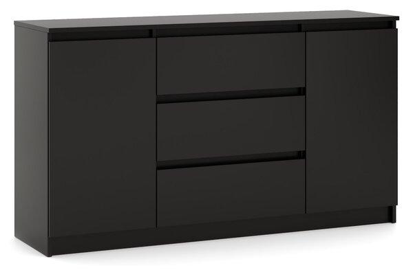Zondo.hr Komoda Linea 140 2D3S (crna). Akcija -16%. 1158005