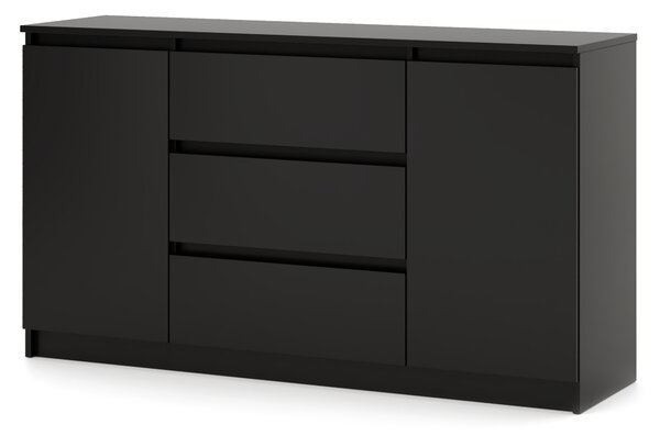 Zondo.hr Komoda Linea 140 2D3S (crna). Akcija -16%. 1158005