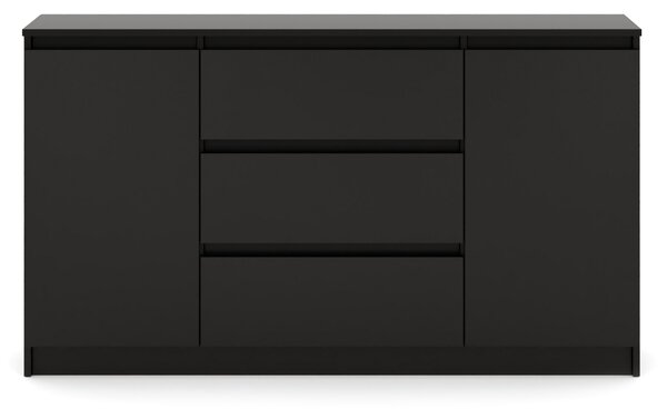 Zondo.hr Komoda Linea 140 2D3S (crna). Akcija -16%. 1158005