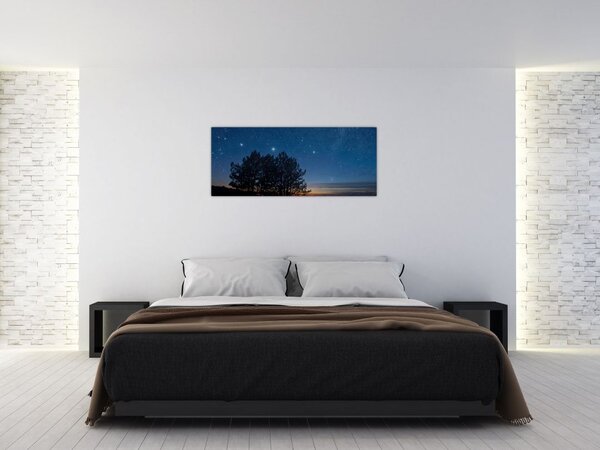 Slika drveća noću (120x50 cm)