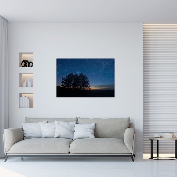 Slika drveća noću (90x60 cm)