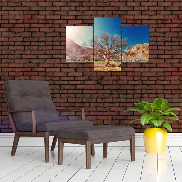 Slika stabla u pustinji (90x60 cm)