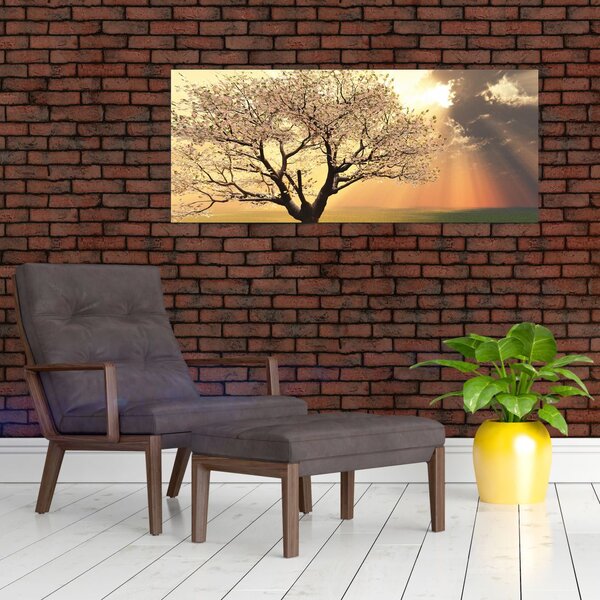 Slika stabla na livadi (120x50 cm)